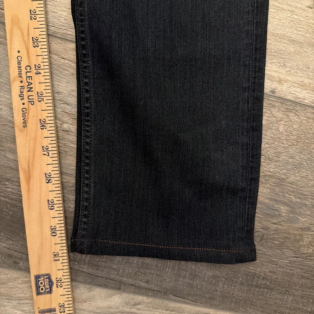 PAIGE Lennox Mens 36 Blue Dark Wash Denim Straight Leg Jeans Cotton Blend - Picture 6 of 8